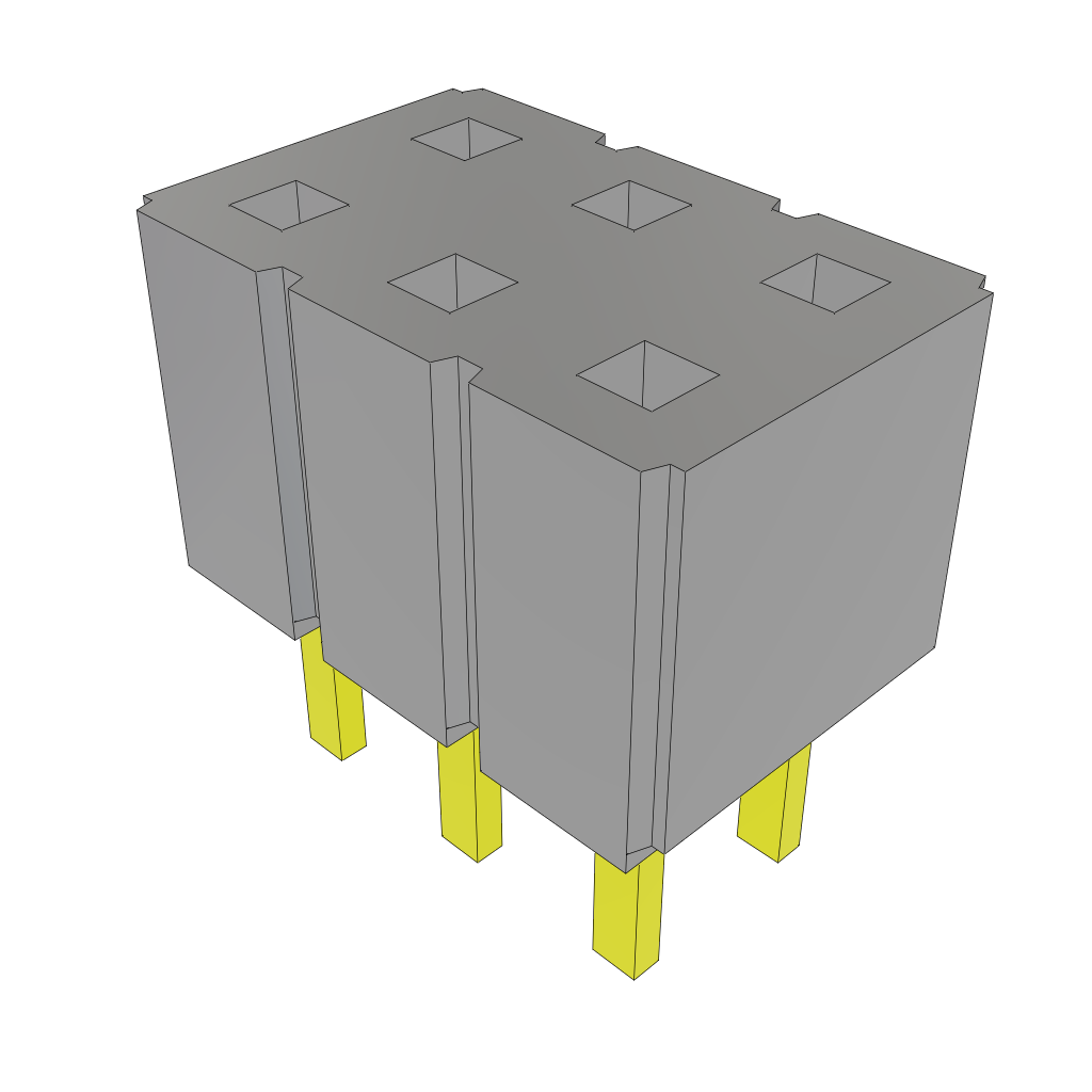 All Parts Power Products Batteries and Accessories Accessories Battery Housings-Cradles SLW-103-01-H-D by Samtec