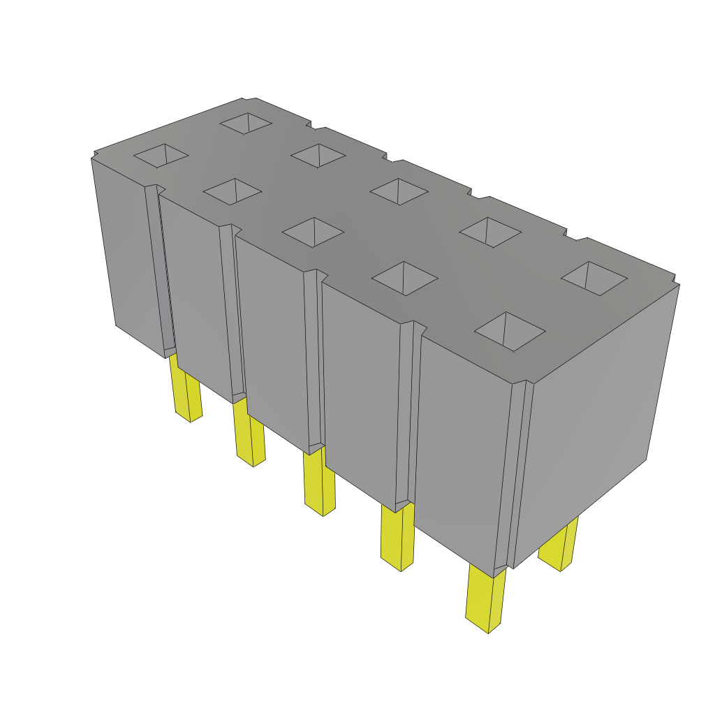 All Parts Power Products Batteries and Accessories Accessories Battery Housings-Cradles SLW-105-01-L-D by Samtec