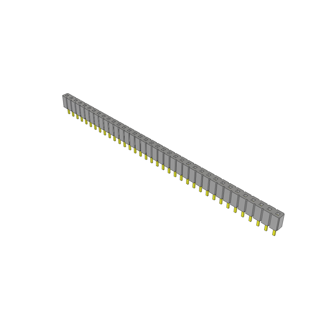 All Parts Connectors Headers SLW-136-01-G-S by Samtec