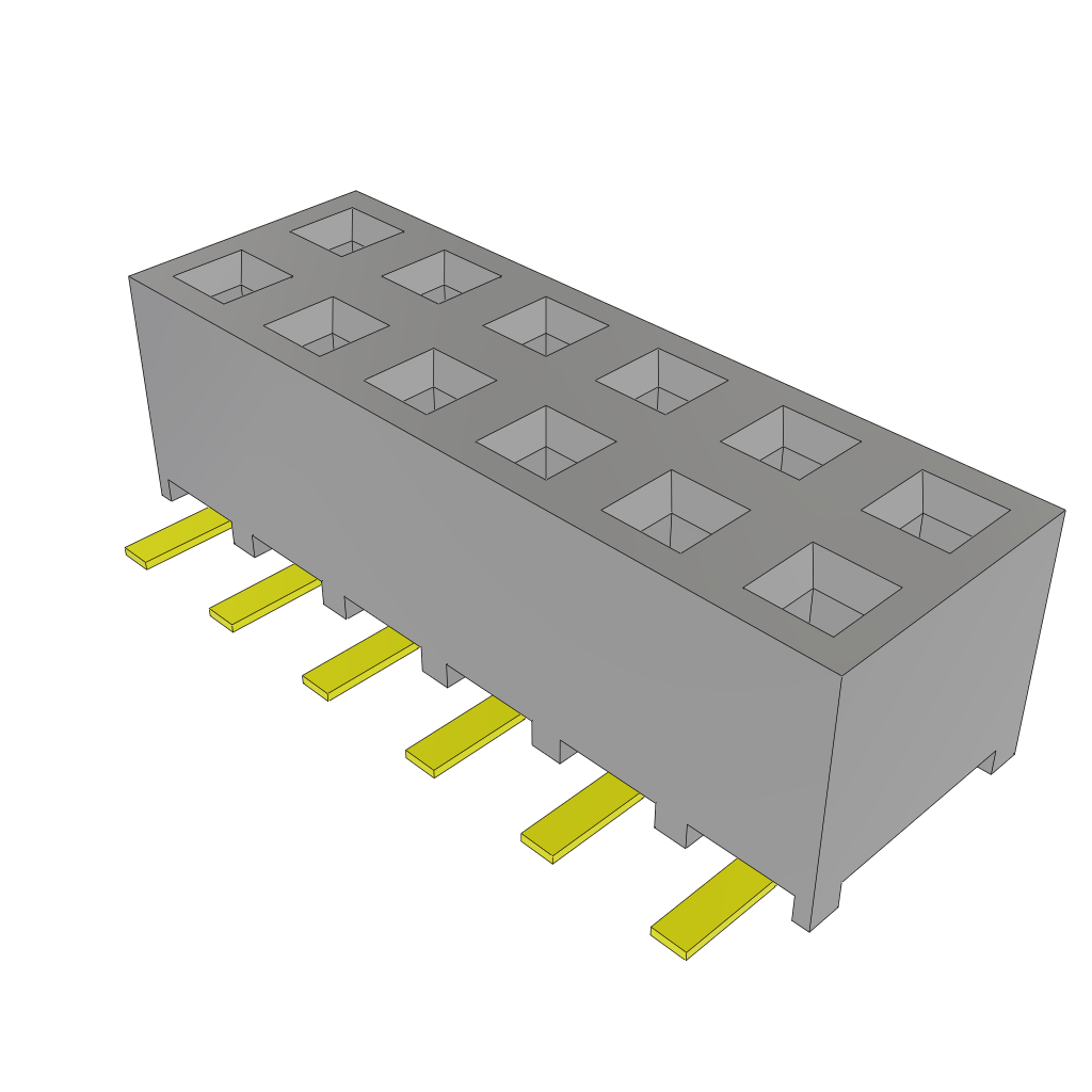 All Parts Connectors rugged connector SMM-106-02-F-D-LC by Samtec