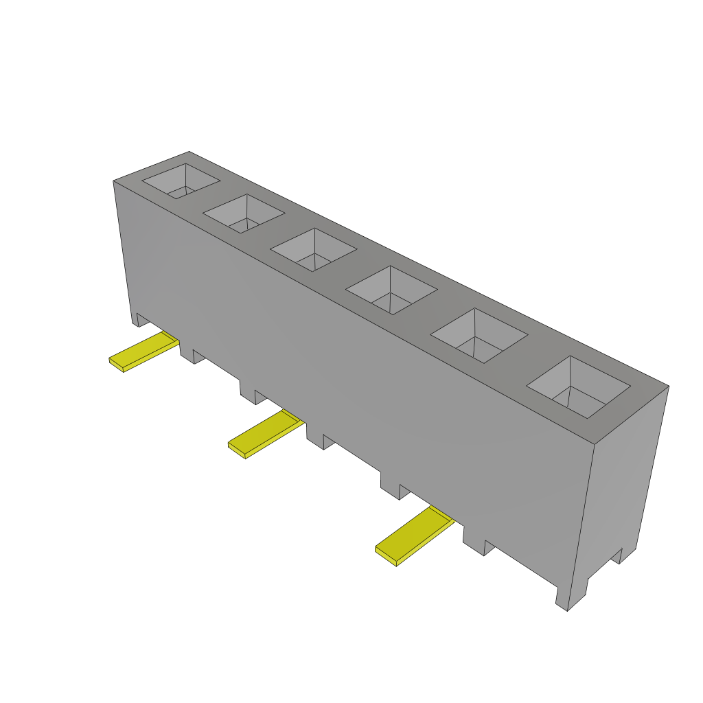 All Parts Connectors rugged connector SMM-106-02-L-S by Samtec