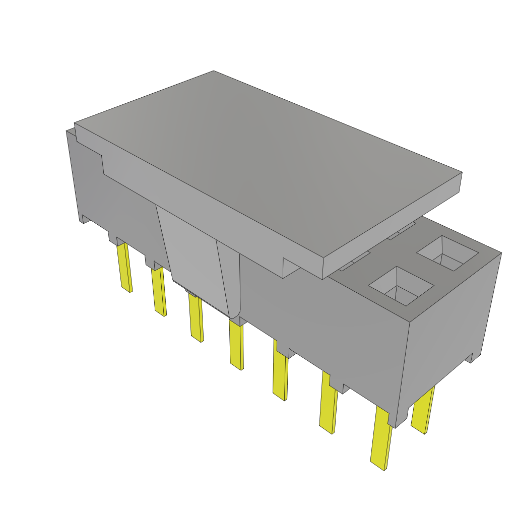 All Parts Connectors BTB Connectors SMM-107-01-SM-D-P by Samtec