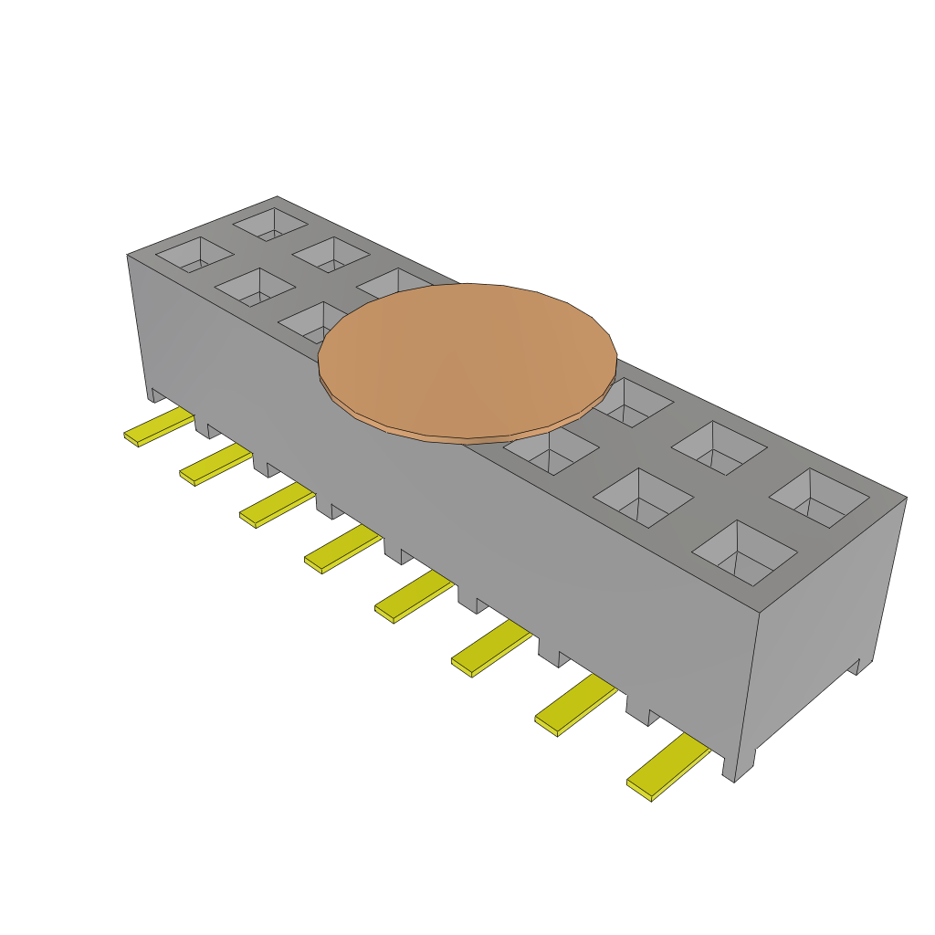 All Parts Connectors BTB Connectors SMM-108-02-S-D-LC-K by Samtec