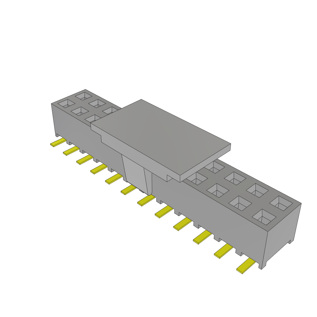 All Parts Connectors BTB Connectors SMM-112-02-H-D-P-TR by Samtec