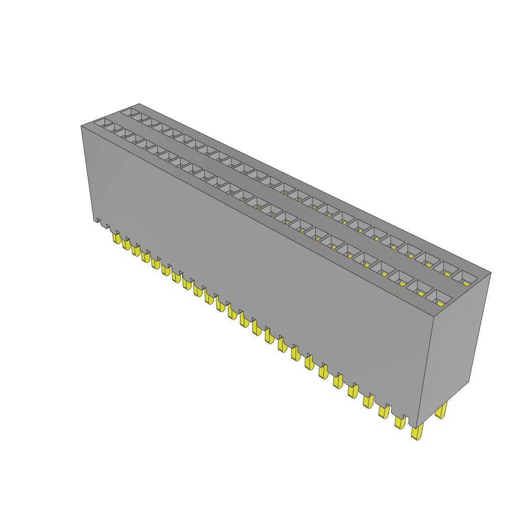 Headers & Wire Housings SMS-125-01-S-D by Samtec