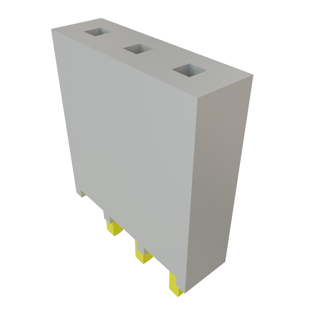 All Parts Power Products Batteries and Accessories Accessories Battery Housings-Cradles SSQ-103-01-L-S by Samtec