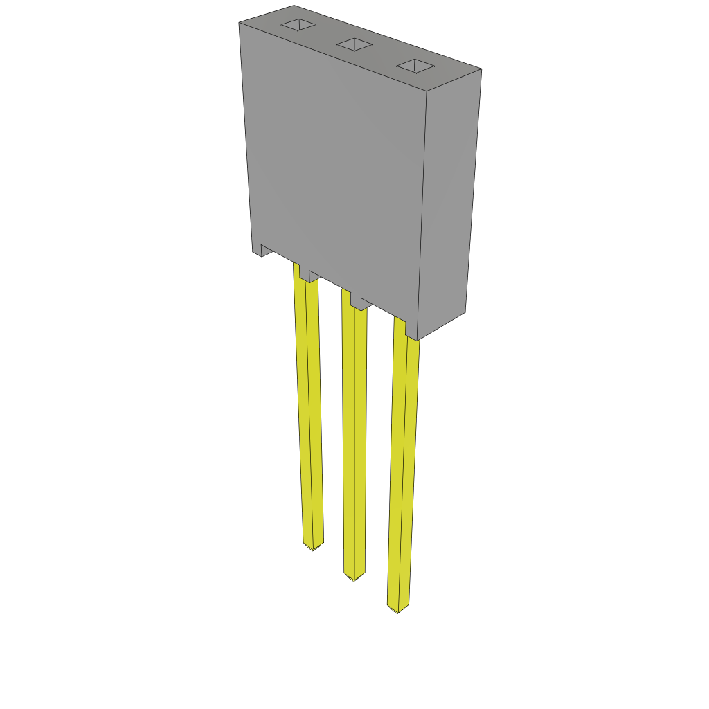 All Parts Power Products Batteries and Accessories Accessories Battery Housings-Cradles SSQ-103-04-F-S by Samtec