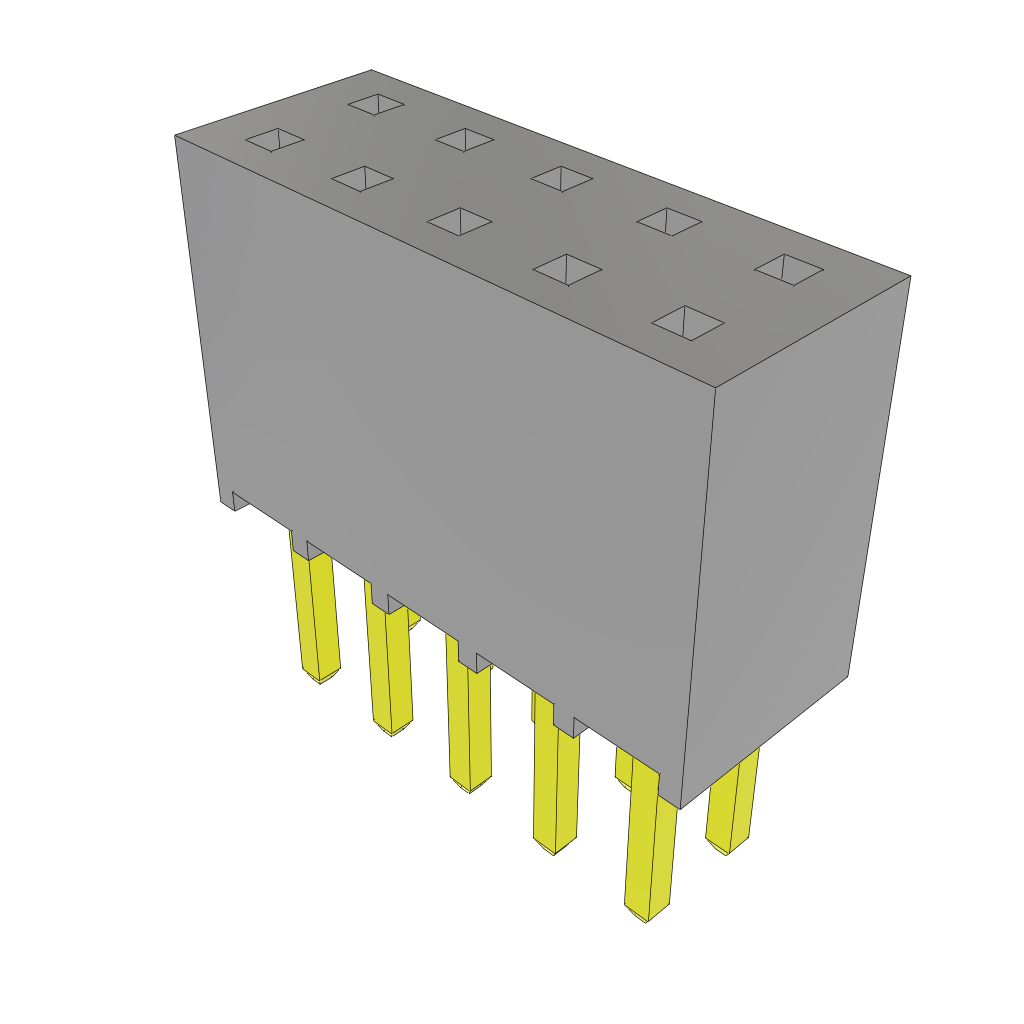 All Parts Connectors Headers SSQ-105-02-F-D by Samtec Inc