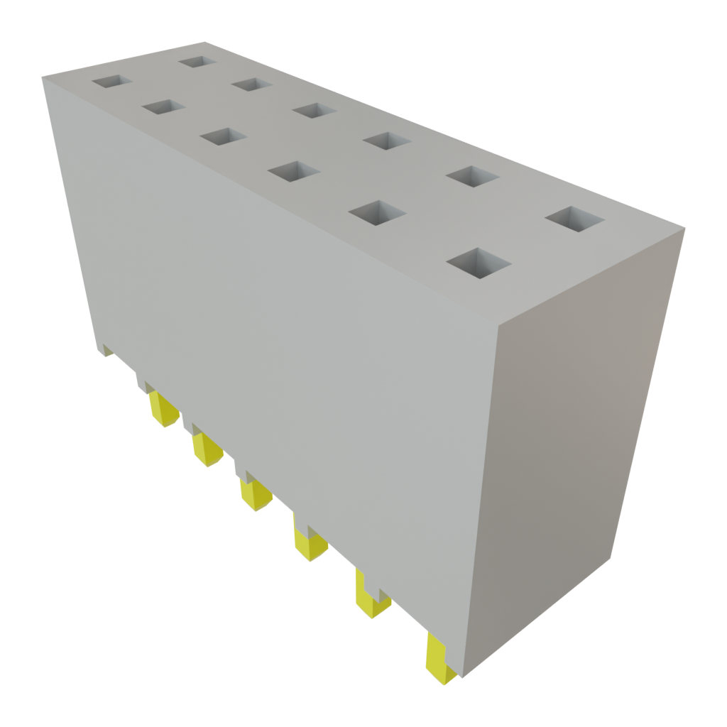 All Parts Power Products Batteries and Accessories Accessories Battery Housings-Cradles SSQ-106-01-L-D by Samtec