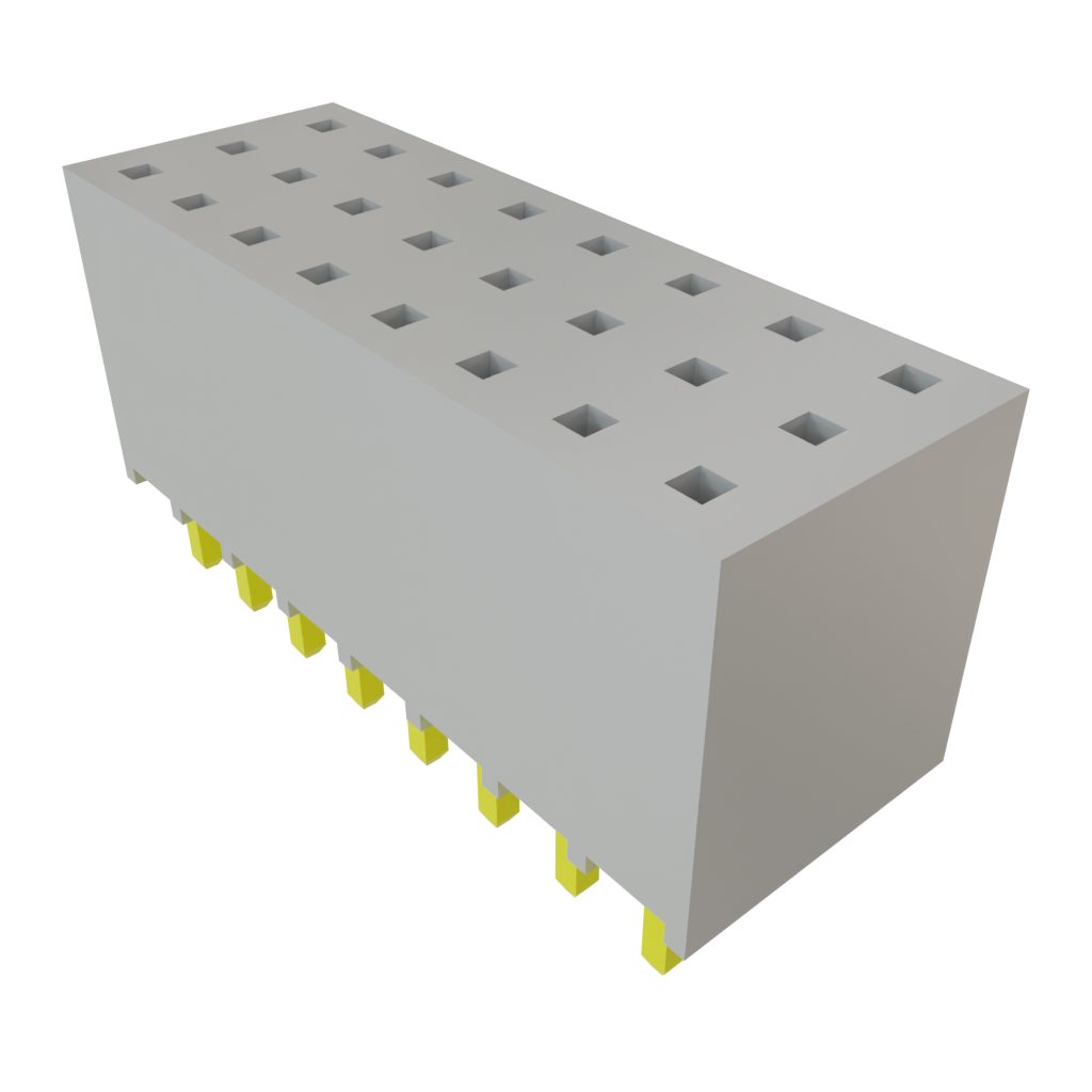 All Parts Power Products Batteries and Accessories Accessories Battery Housings-Cradles SSQ-108-01-L-T by Samtec