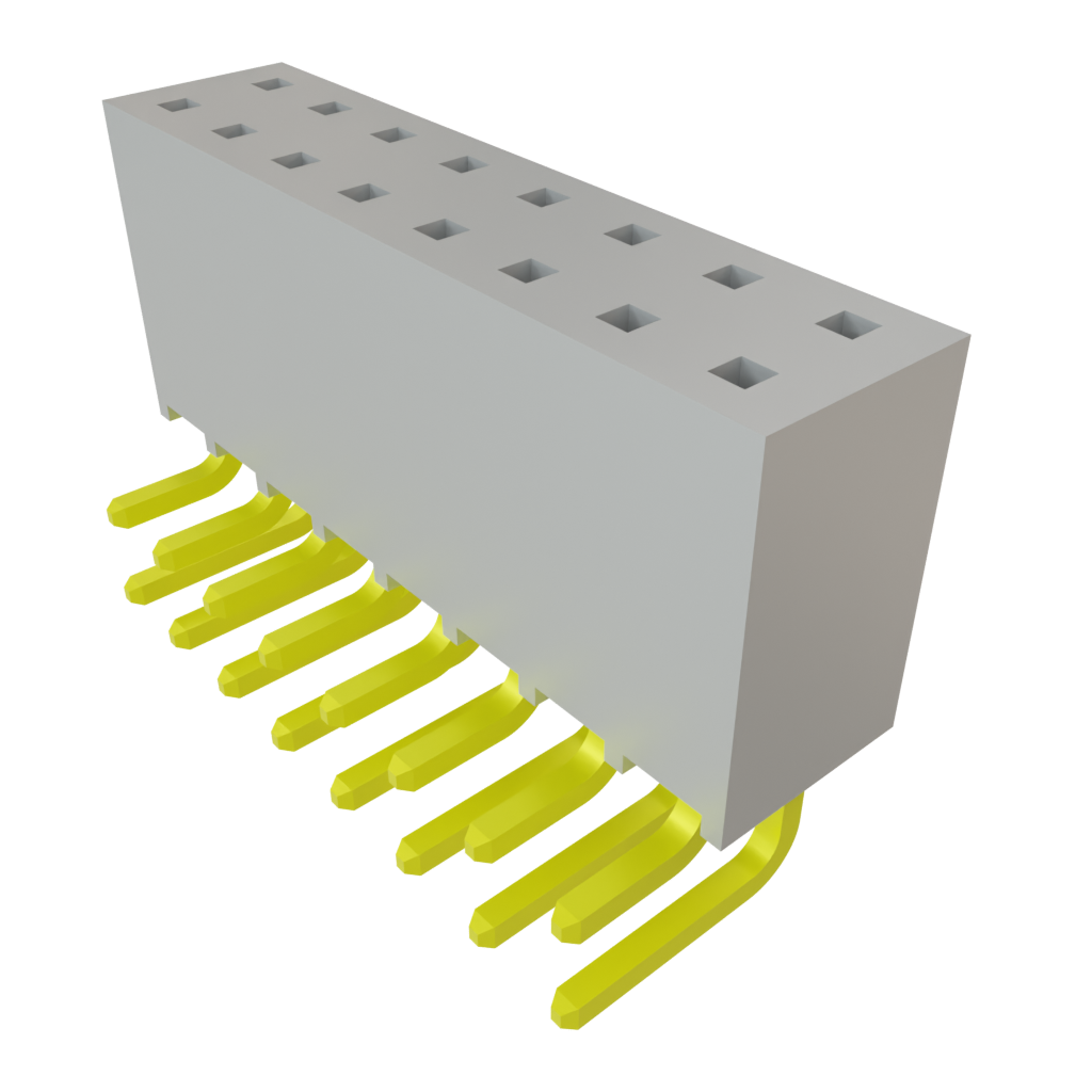 All Parts Connectors Headers SSQ-108-02-G-D-RA by Samtec