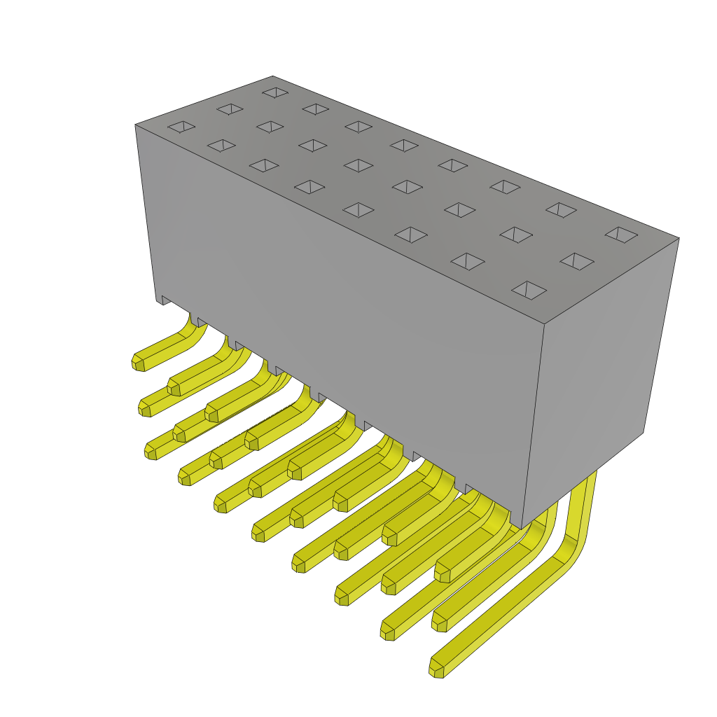 All Parts Power Products Batteries and Accessories Accessories Battery Housings-Cradles SSQ-108-02-G-T-RA by Samtec