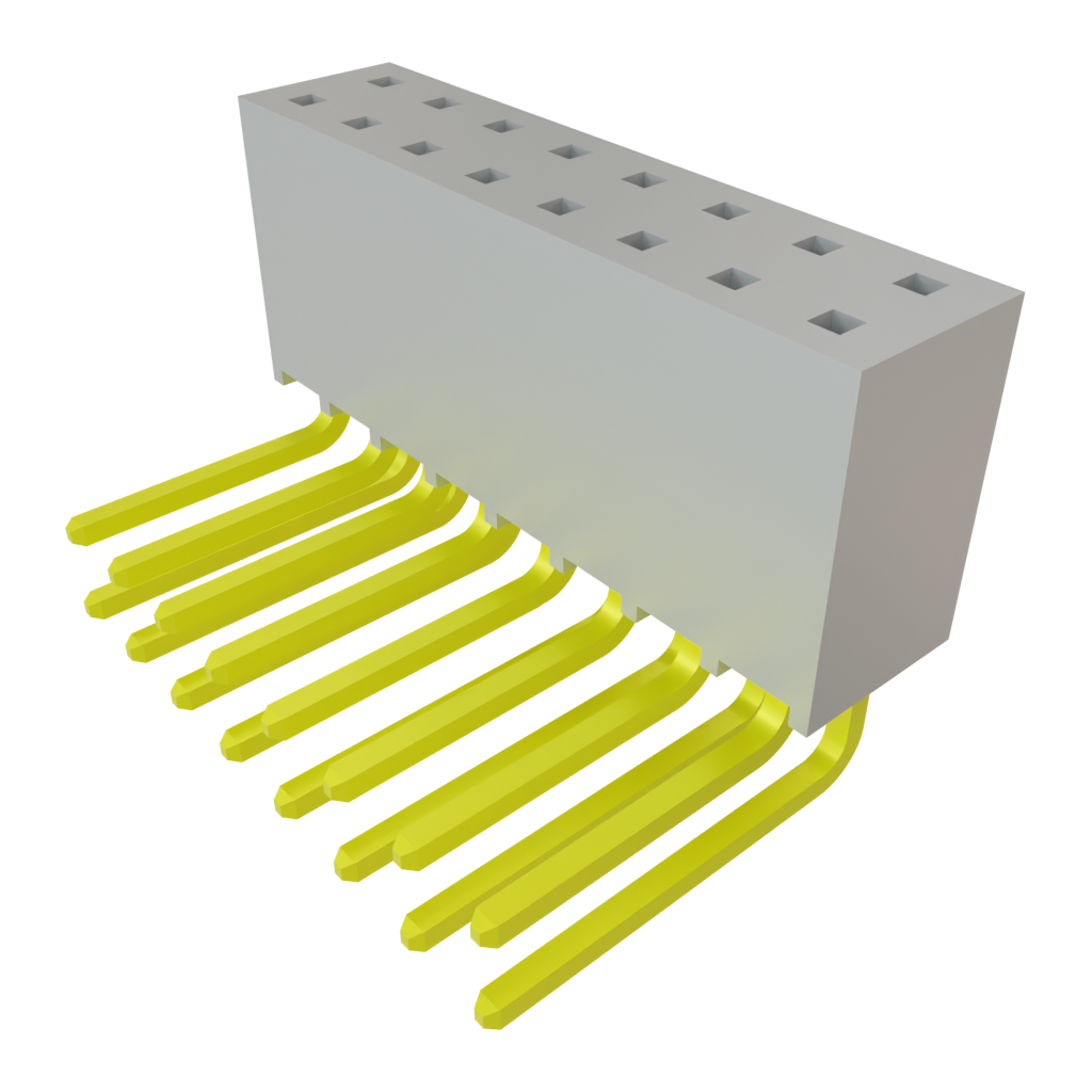 All Parts Power Products Batteries and Accessories Accessories Battery Housings-Cradles SSQ-108-23-S-D-RA by Samtec