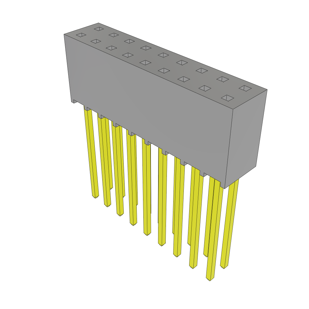 All Parts Connectors Headers SSQ-109-24-G-D by Samtec