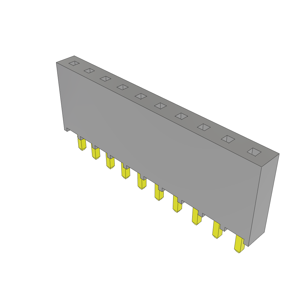 All Parts Connectors Headers SSQ-110-01-L-S by Samtec