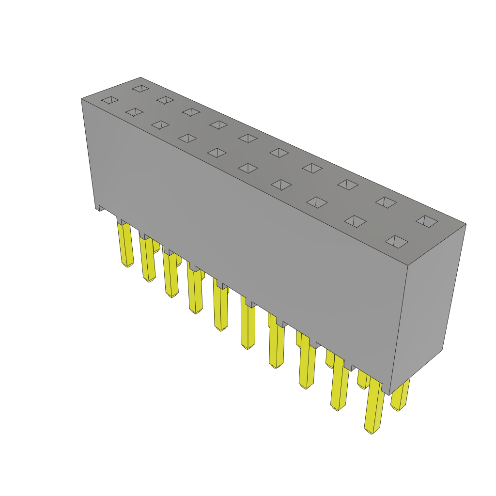 All Parts Connectors Headers SSQ-110-02-G-D by Samtec