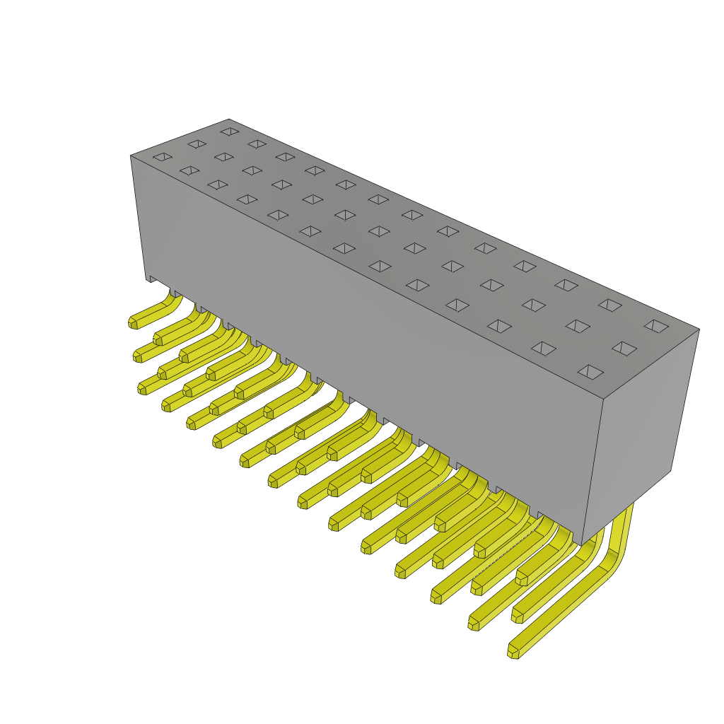 All Parts Power Products Batteries and Accessories Accessories Battery Housings-Cradles SSQ-113-02-S-T-RA by Samtec