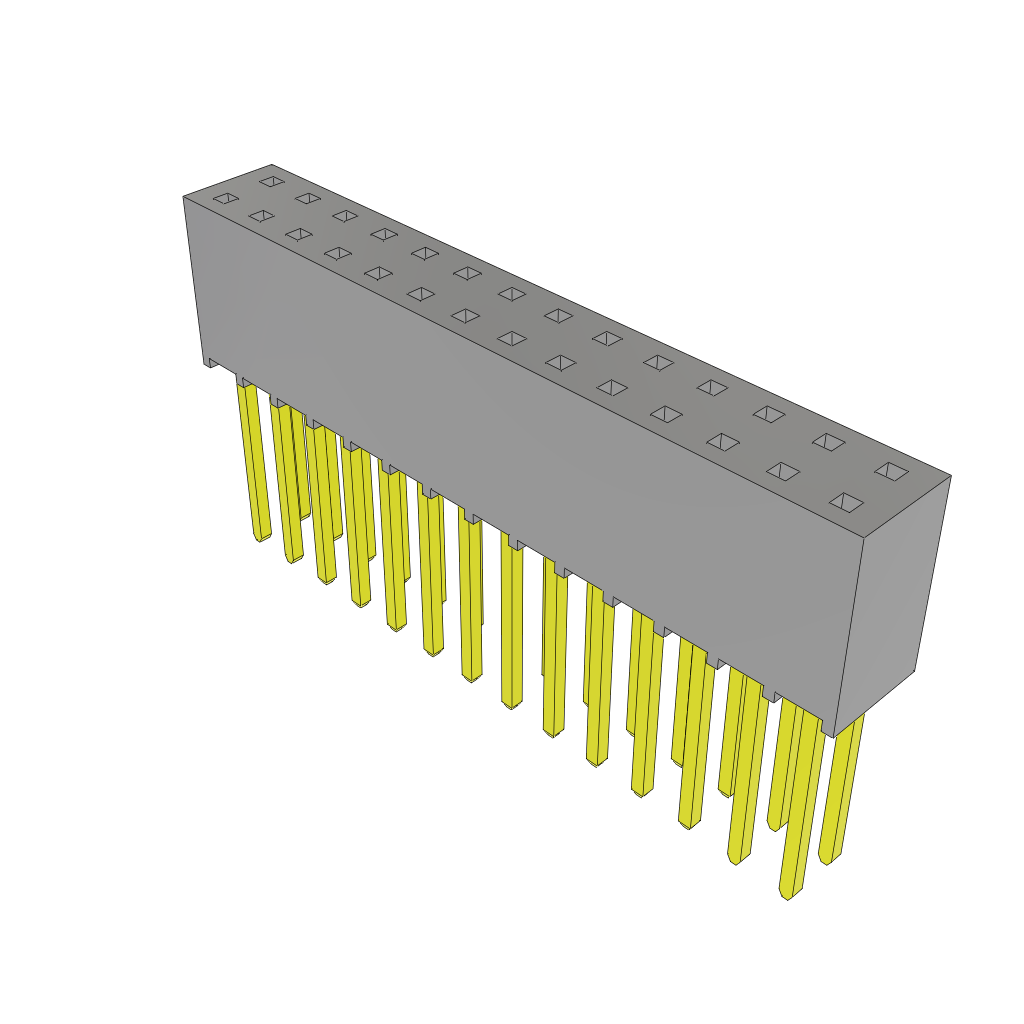All Parts Power Products Batteries and Accessories Accessories Battery Housings-Cradles SSQ-114-23-G-D by Samtec