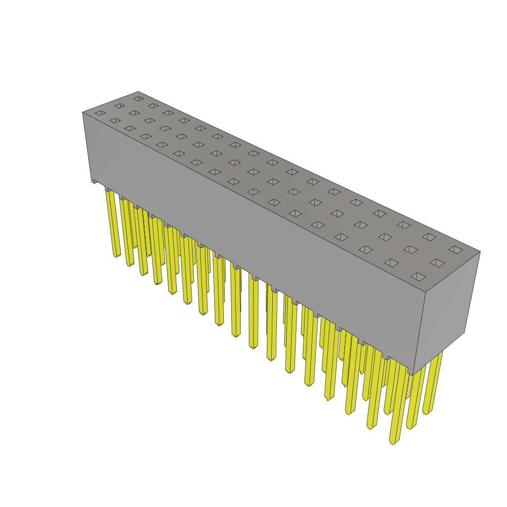 All Parts Power Products Batteries and Accessories Accessories Battery Housings-Cradles SSQ-117-03-G-T by Samtec
