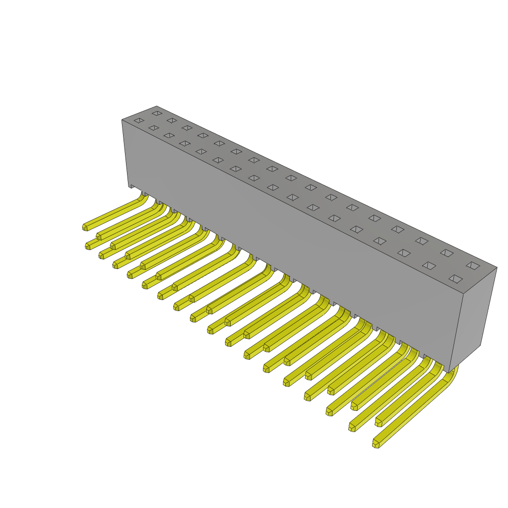 All Parts Power Products Batteries and Accessories Accessories Battery Housings-Cradles SSQ-117-03-L-D-RA by Samtec