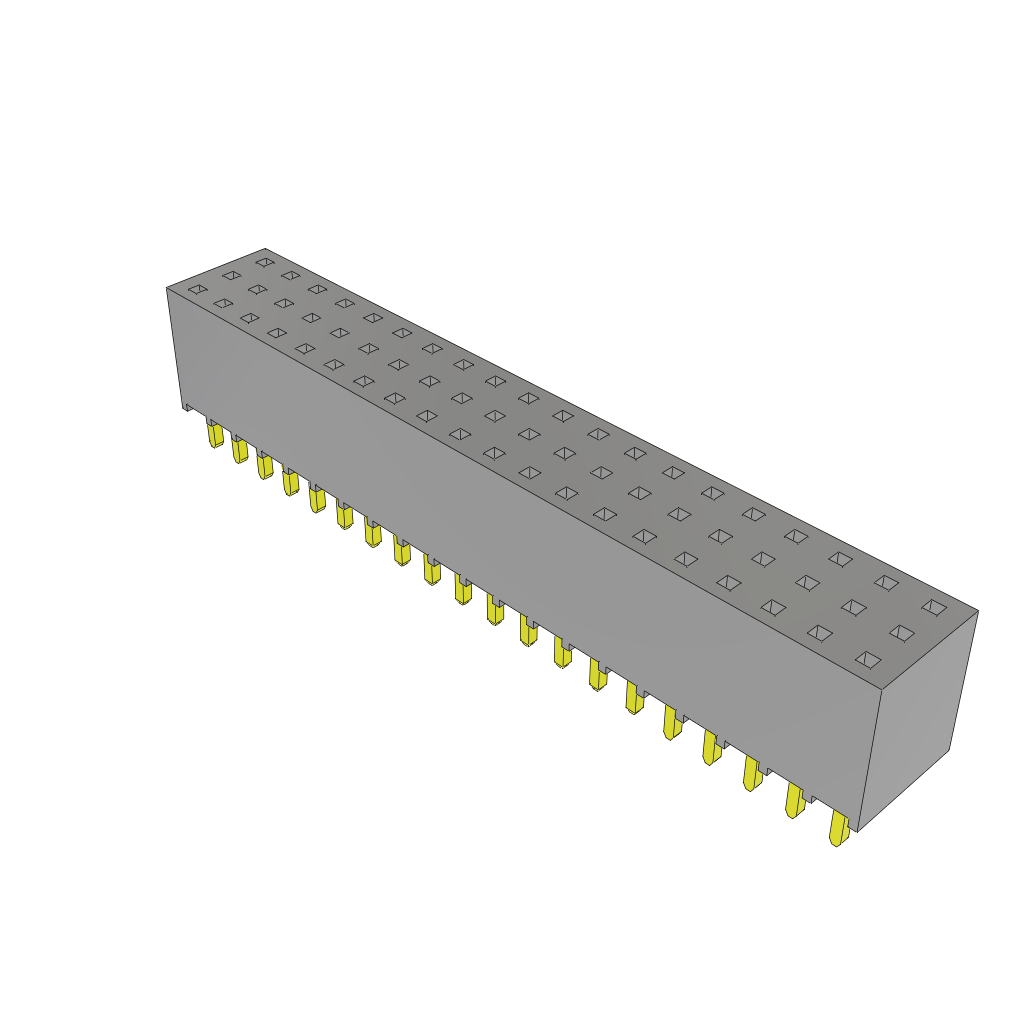 All Parts Power Products Batteries and Accessories Accessories Battery Housings-Cradles SSQ-120-01-T-Q by Samtec