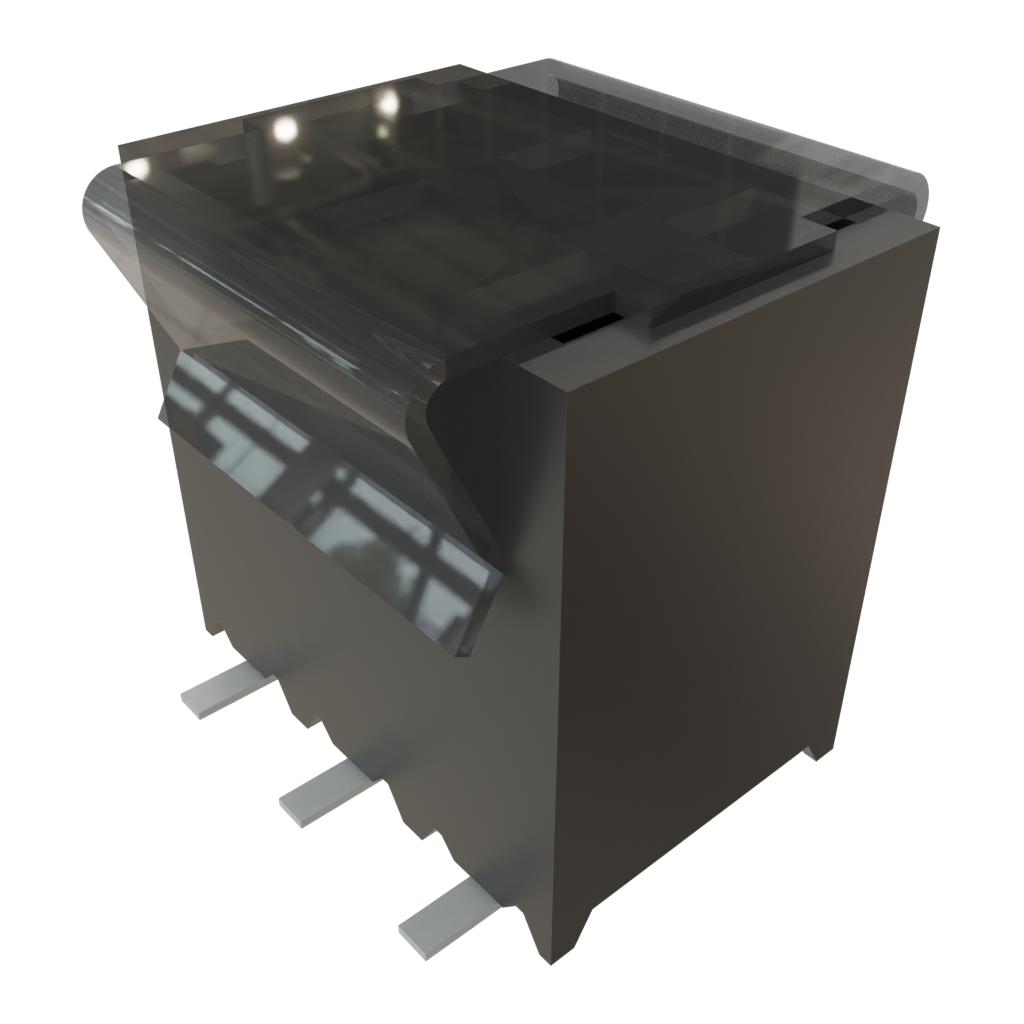 All Parts Connectors rugged connector SSM-103-L-DV-BE-M-TR by Samtec