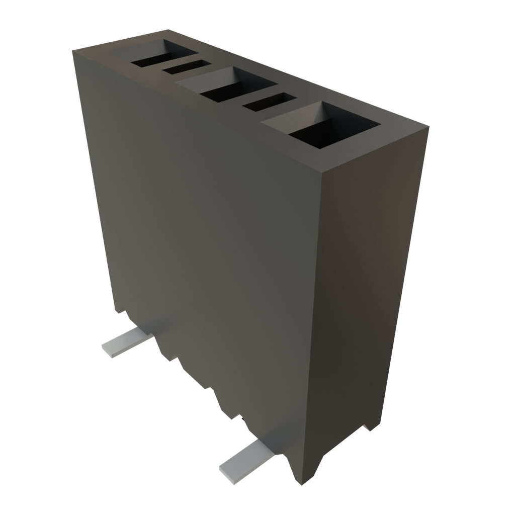 All Parts Connectors rugged connector SSM-103-L-SV-BE-LC by Samtec
