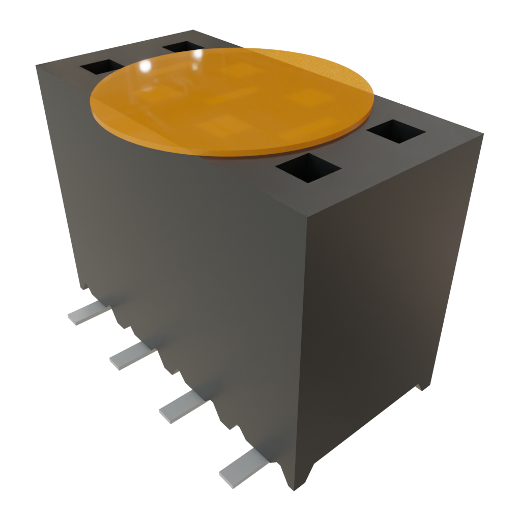 All Parts Connectors rugged connector SSM-104-F-DV-K-TR by Samtec