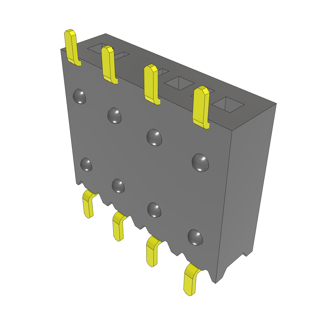 All Parts Connectors rugged connector SSM-104-S-SH-002 by Samtec