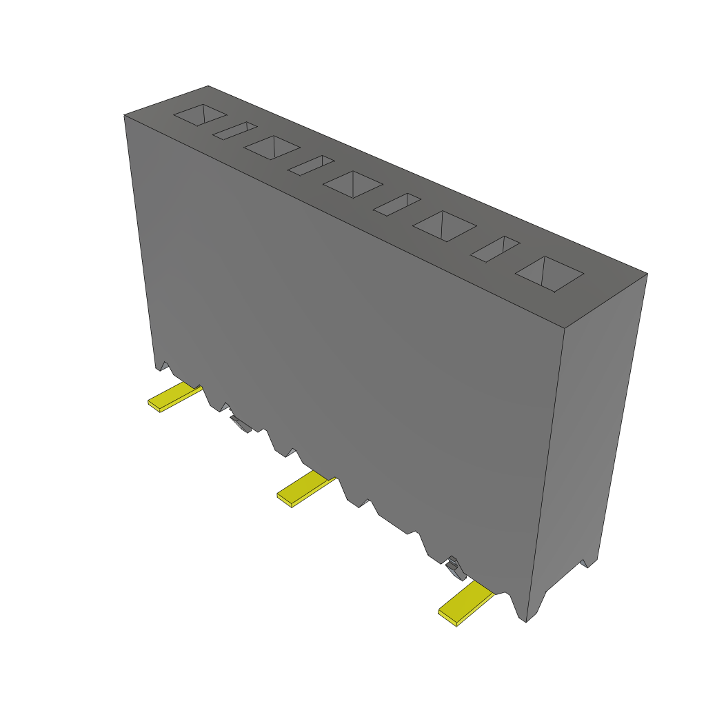 All Parts Connectors rugged connector SSM-105-F-SV-LC by Samtec
