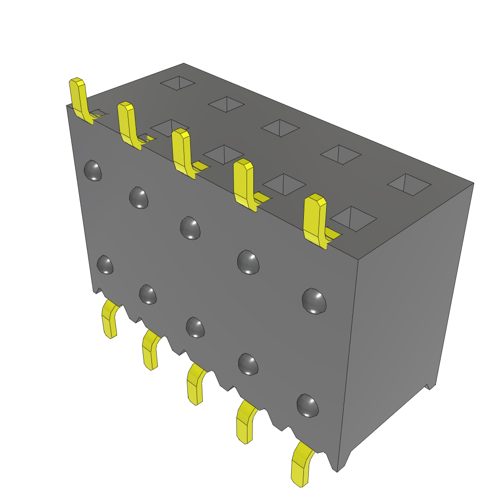 All Parts Connectors rugged connector SSM-105-L-DH-009 by Samtec