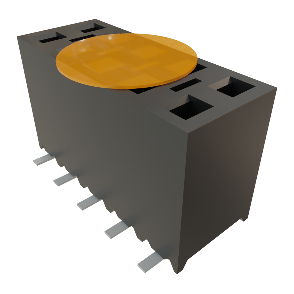All Parts Connectors rugged connector SSM-105-L-DV-BE-K-TR by Samtec
