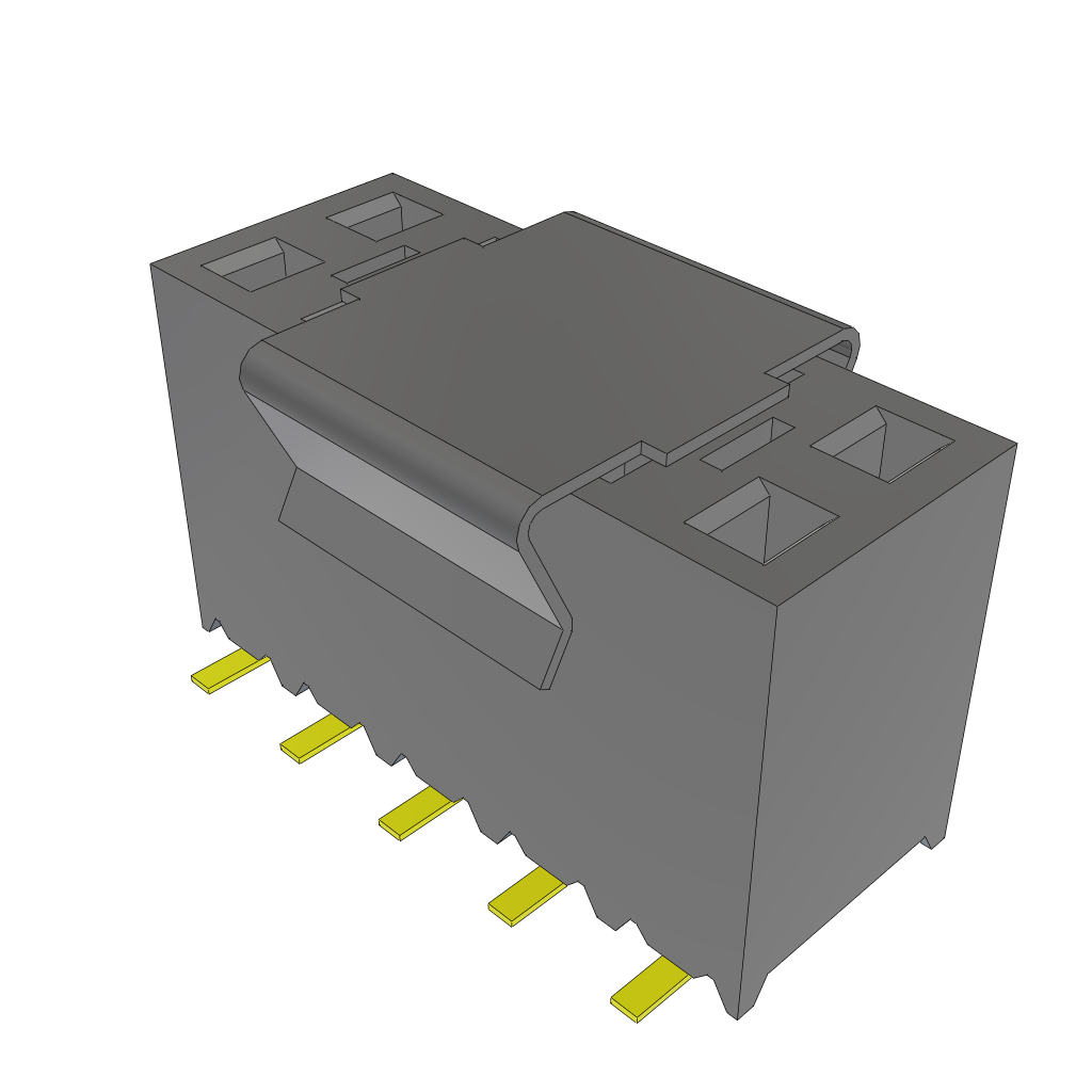 All Parts Connectors rugged connector SSM-105-L-DV-BE-LC by Samtec