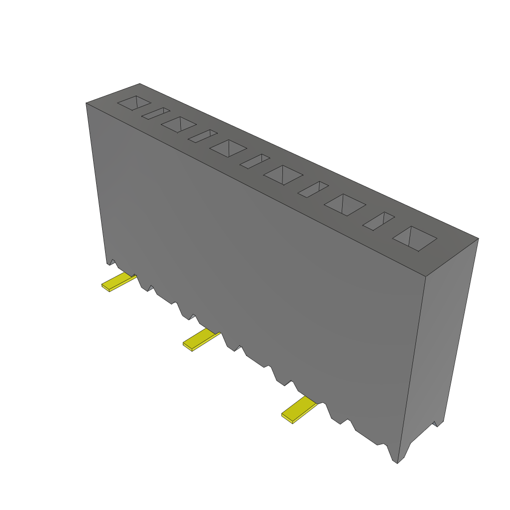 All Parts Connectors rugged connector SSM-106-LM-SV by Samtec