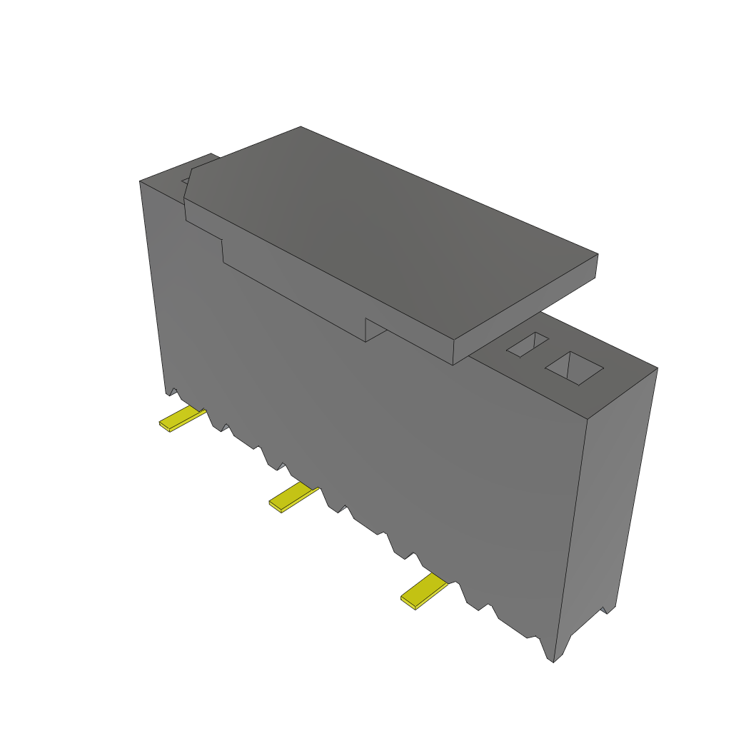 All Parts Connectors rugged connector SSM-106-T-SV-005-P by Samtec