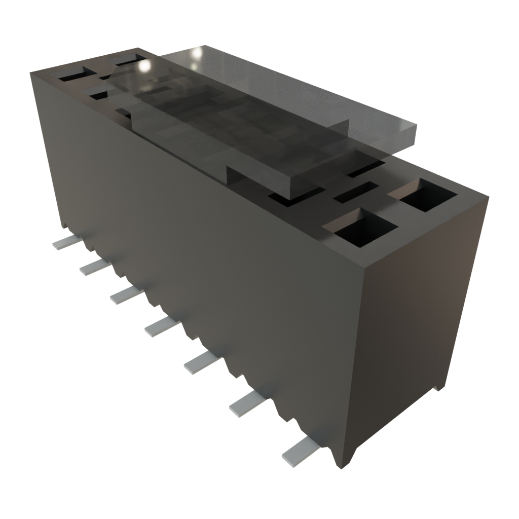 All Parts Connectors rugged connector SSM-107-L-DV-BE-LC-P by Samtec