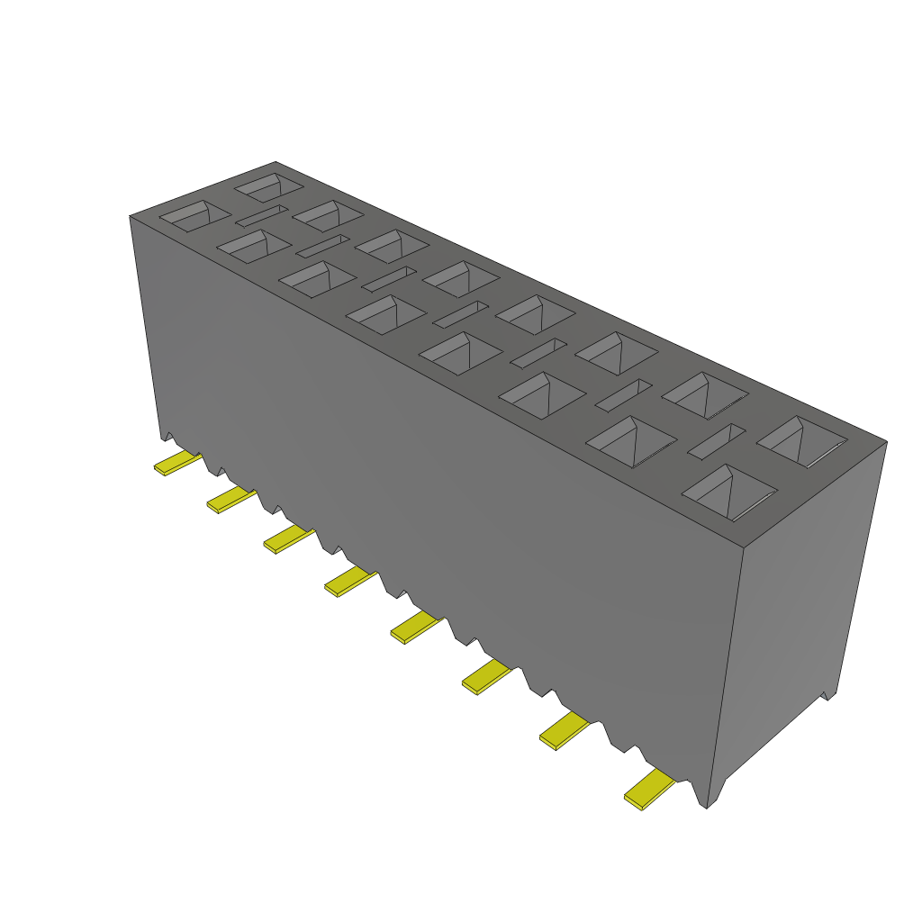 All Parts Connectors BTB Connectors SSM-108-H-DV-BE-LC by Samtec