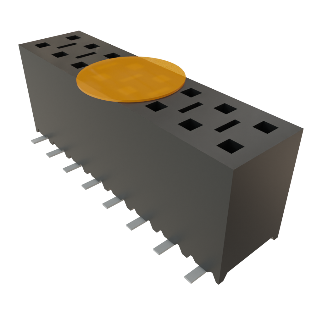 All Parts Connectors rugged connector SSM-108-L-DV-K-TR by Samtec