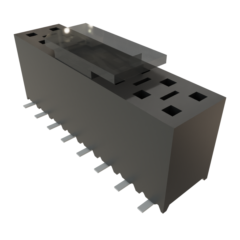 All Parts Connectors rugged connector SSM-108-L-DV-P-TR by Samtec