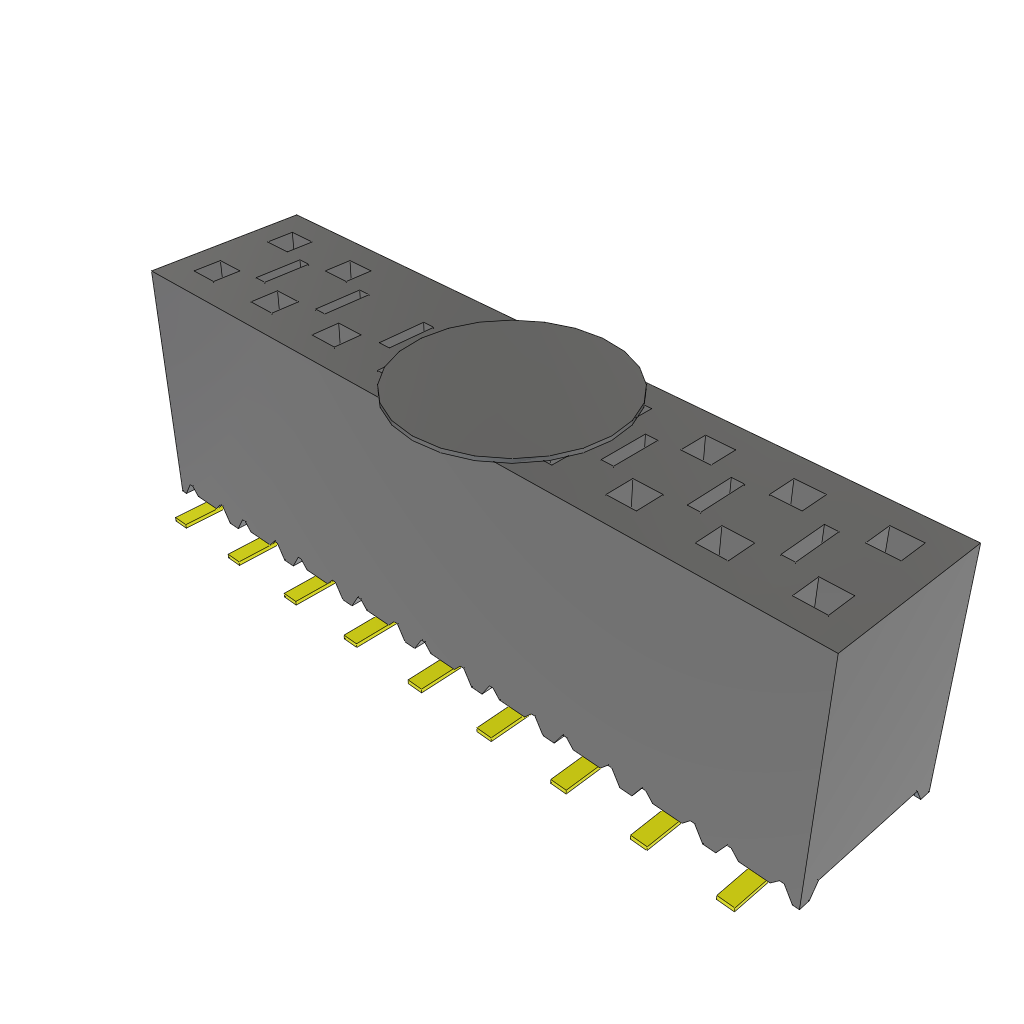 All Parts Connectors BTB Connectors SSM-109-S-DV-014-K by Samtec