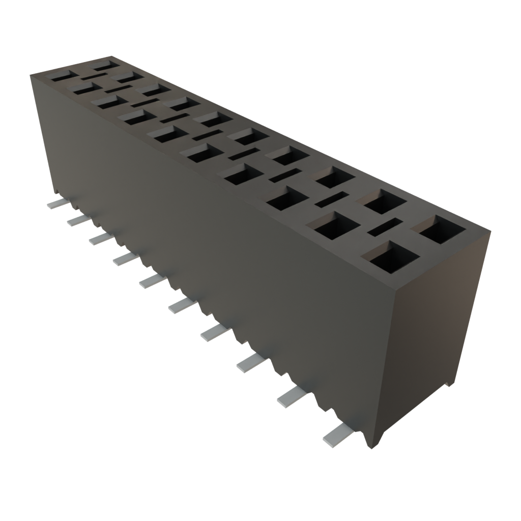 All Parts Connectors rugged connector SSM-110-L-DV-BE-LC by Samtec