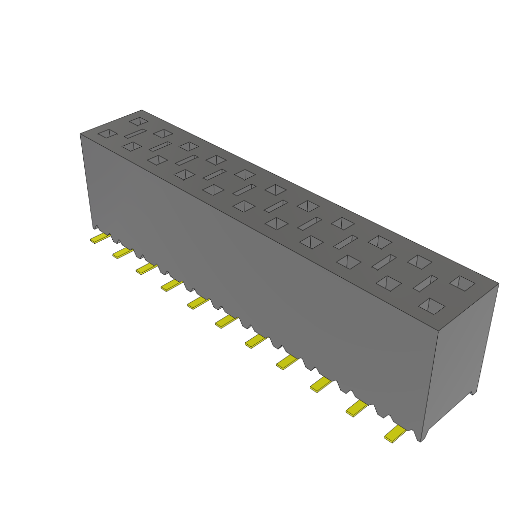 All Parts Connectors BTB Connectors SSM-111-LM-DV-LC by Samtec