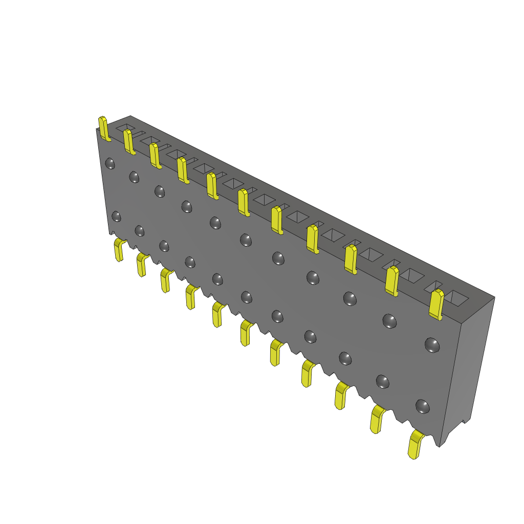 All Parts Connectors rugged connector SSM-111-T-SH by Samtec