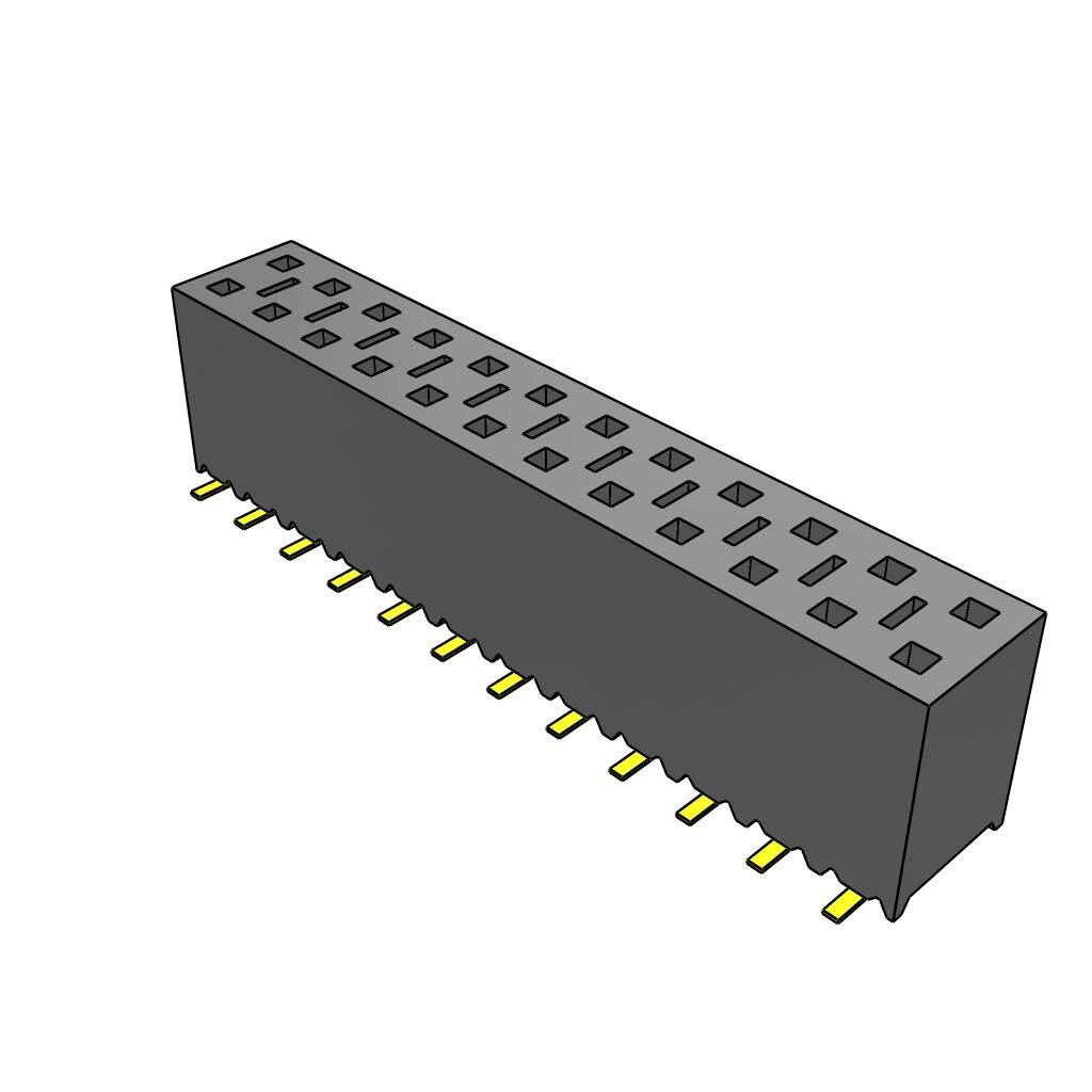 All Parts Connectors rugged connector SSM-112-F-DV-A by Samtec