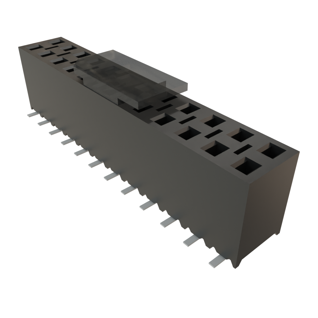 All Parts Connectors rugged connector SSM-112-S-DV-BE-A-P-TR by Samtec