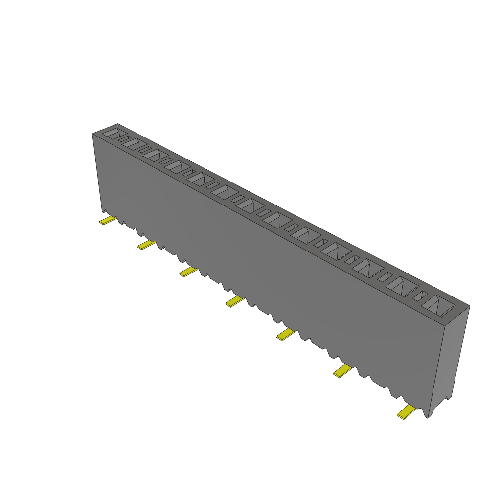All Parts Connectors BTB Connectors SSM-113-S-SV-BE by Samtec