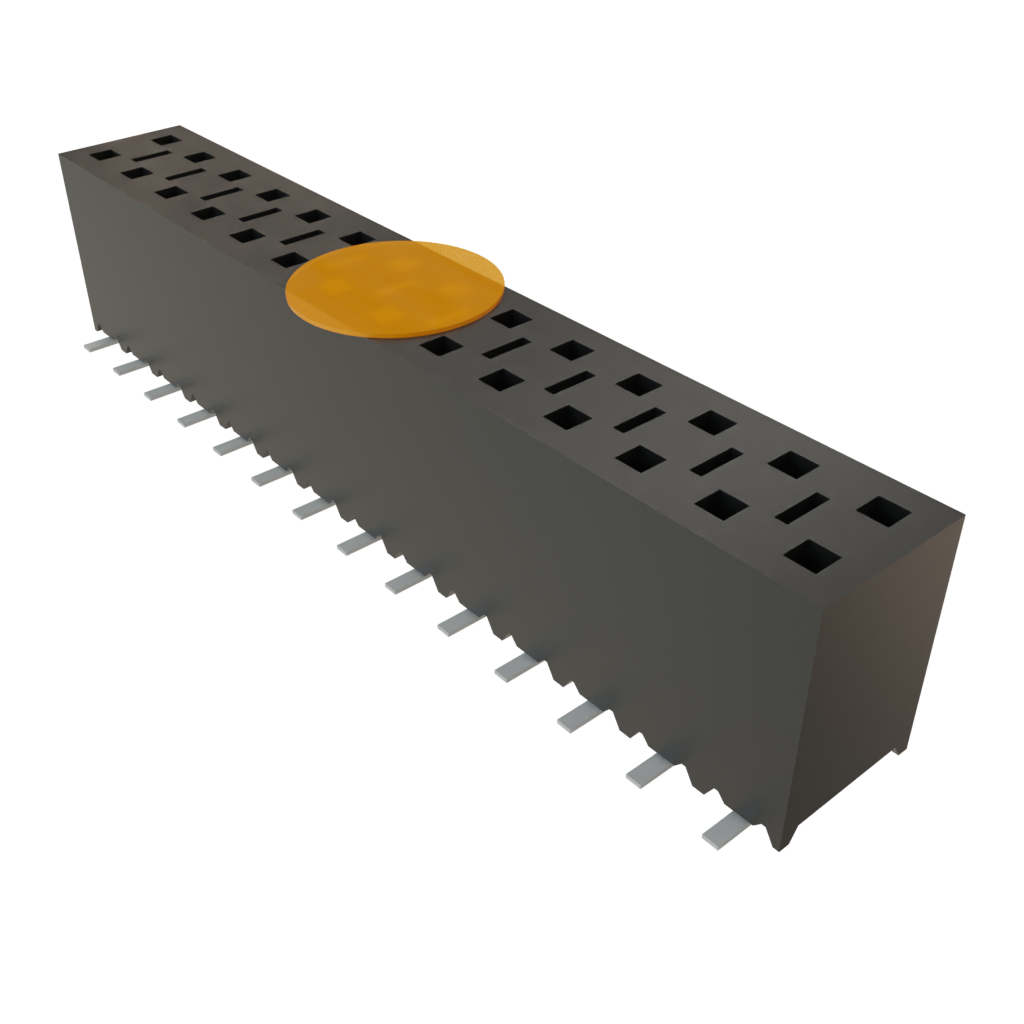 All Parts Connectors rugged connector SSM-114-L-DV-K by Samtec