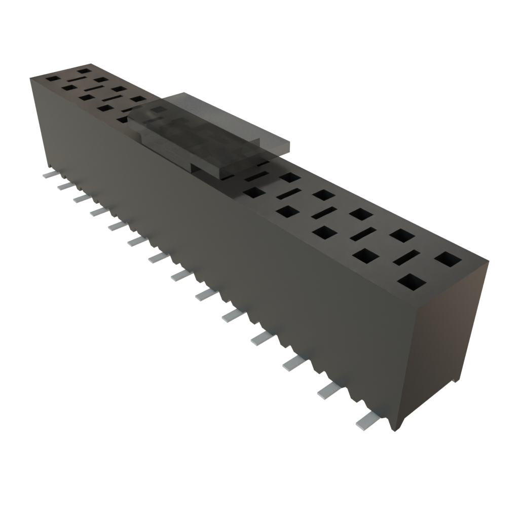 All Parts Connectors rugged connector SSM-114-L-DV-P-TR by Samtec