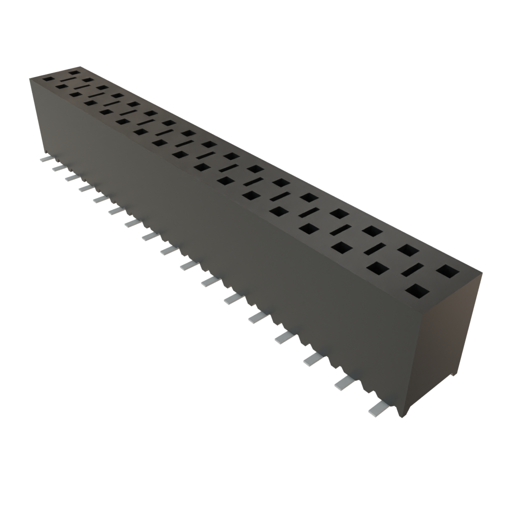 All Parts Connectors rugged connector SSM-117-S-DV-LC by Samtec