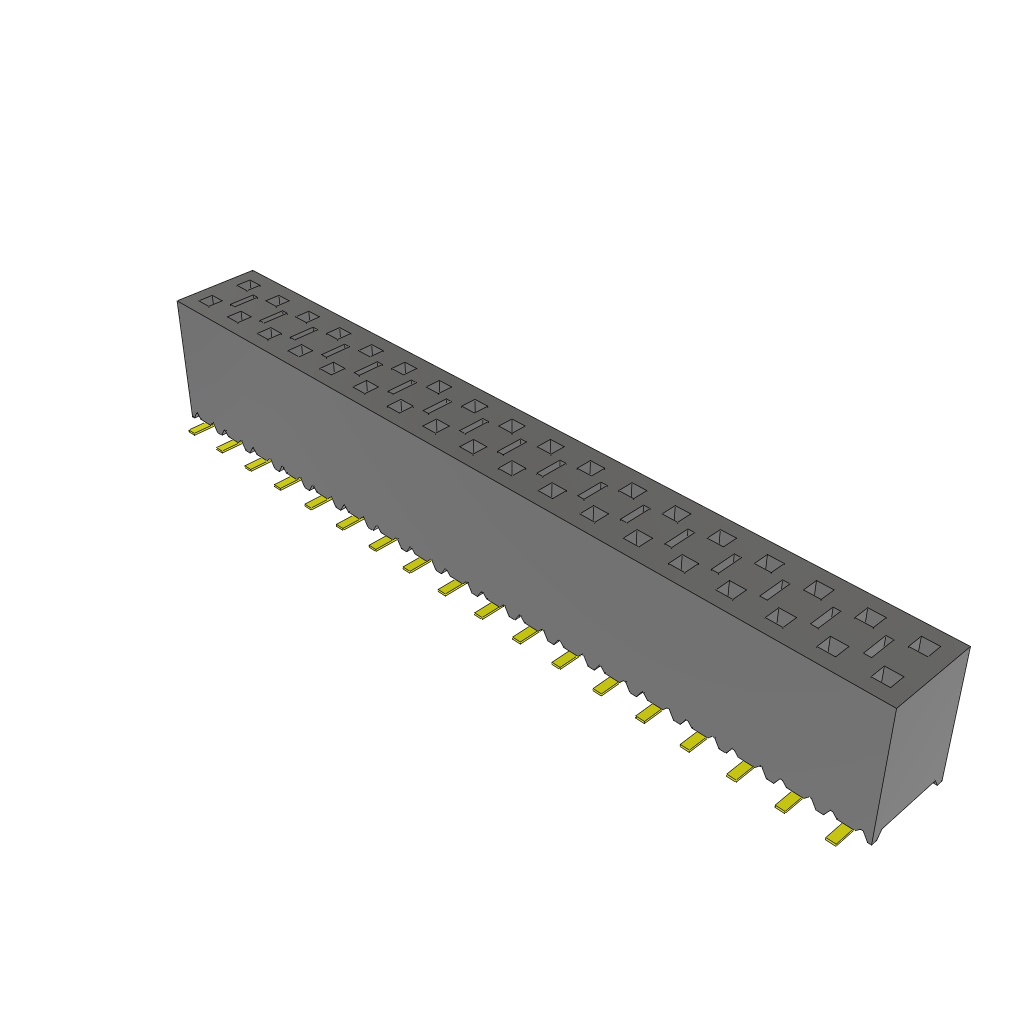 All Parts Connectors rugged connector SSM-118-L-DV by Samtec